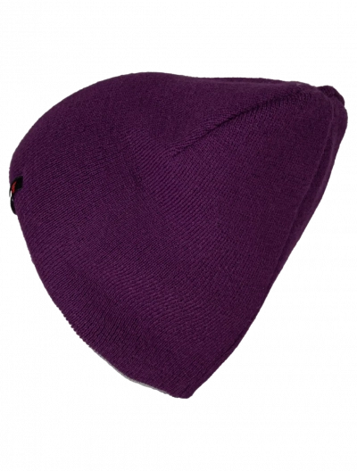 Шапка Brodeks Light Bicolor фиолетовый-серый