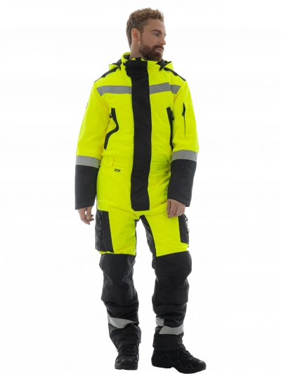 Зимний комбинезон Brodeks KW 505, желтый/черный